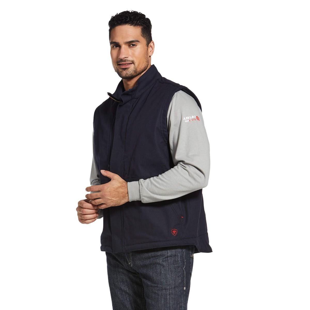 Ariat FR Workhorse Insulated Vest in Navy